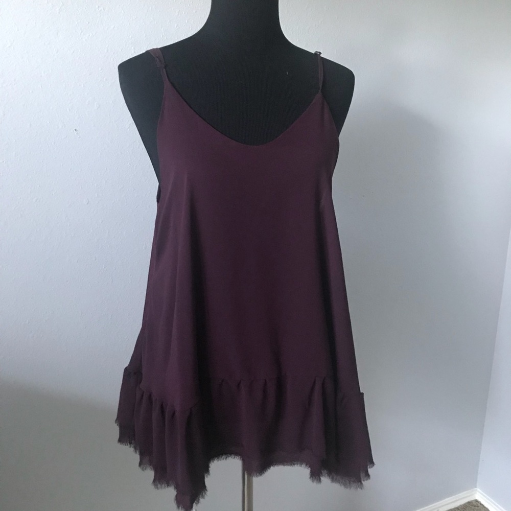 Brandy Melville Maroon Grace Dress